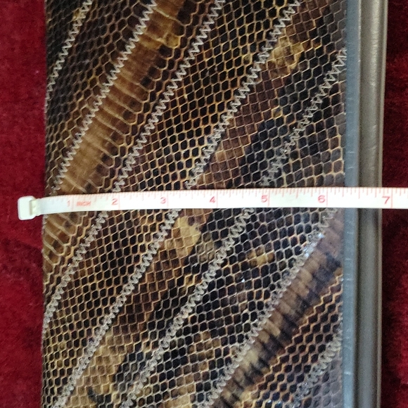 1970's vintage clutch bag with straps. Classy chic, fashion,party, travel, women - Picture 13 of 14